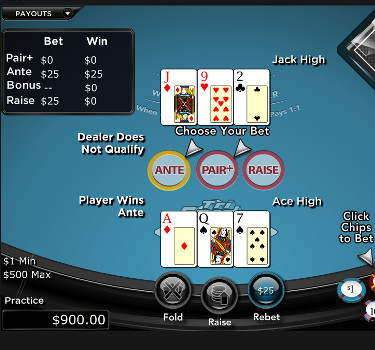 Tri Card Poker Online